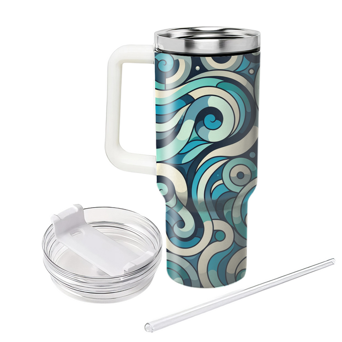 Geometric Twirl  Decorative Tumblers