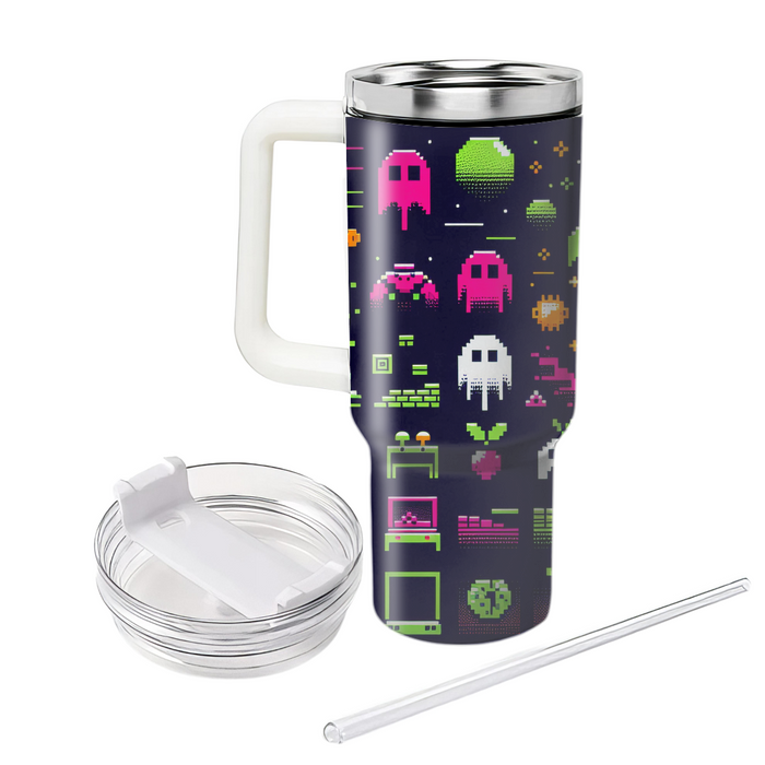 Arcade Frenzy  Tumblers With Lids