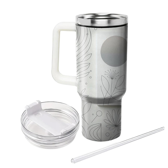 Simple Line Art Pattern  Personalized Tumblers