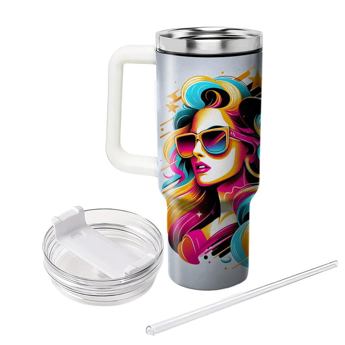 Retro Glam  Tumbler Cups