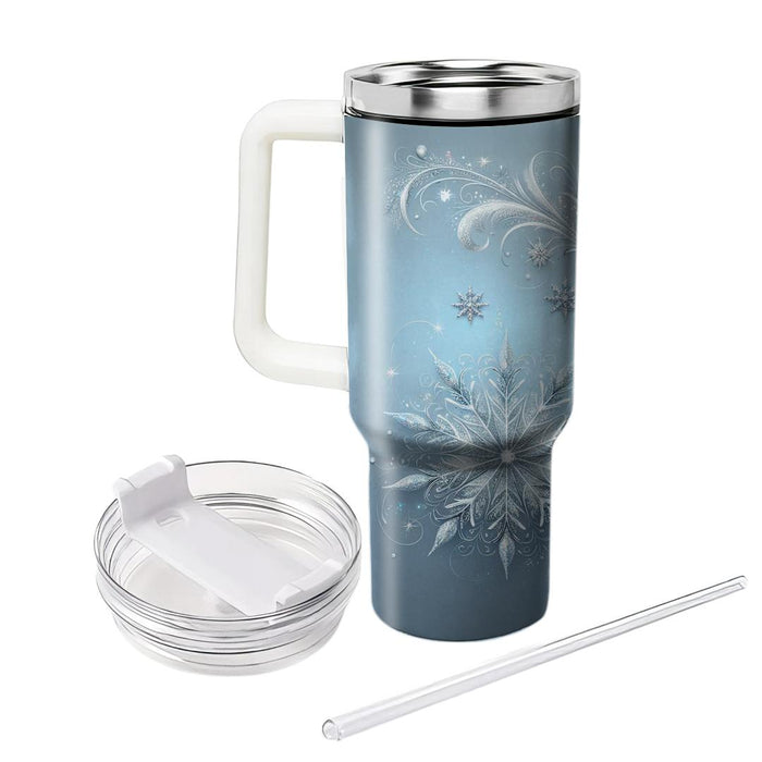 Winter Wonder Glimmer  Unique Tumblers