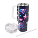 Retro Pixel Galaxy  Tumbler Cups