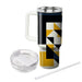 Geometric Grid Pattern  Personalized Tumblers