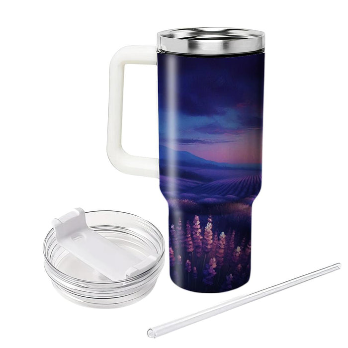 Twilight Lavender Meadow  Tumbler Cups