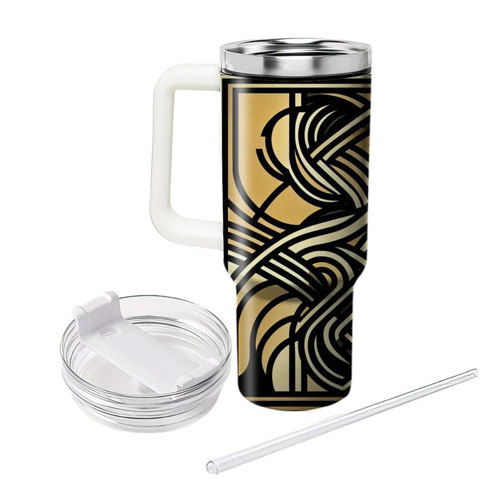 Abstract Lines And Arches  Insulated Tumblers