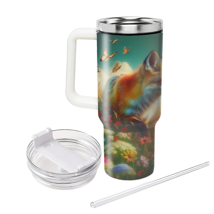 Whimsical Fox Adventure  Tumblers With Lids