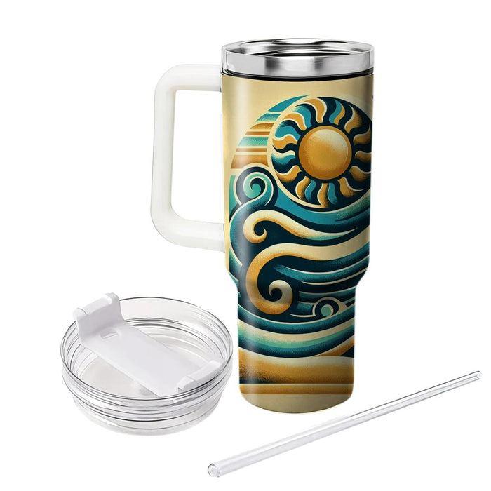 Sunshine And Surf  Custom Tumblers