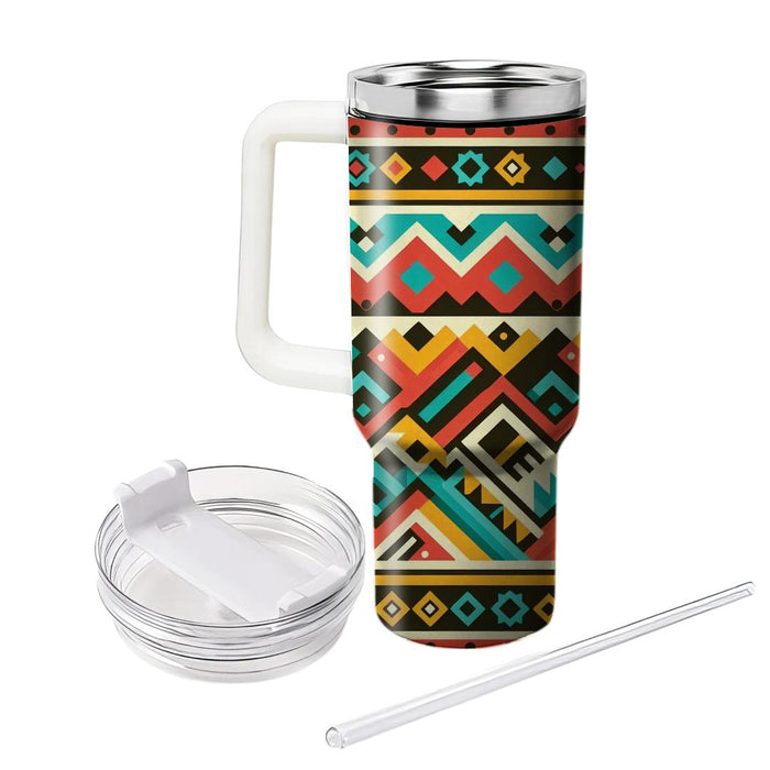 Aztec Chevron  Custom Tumblers