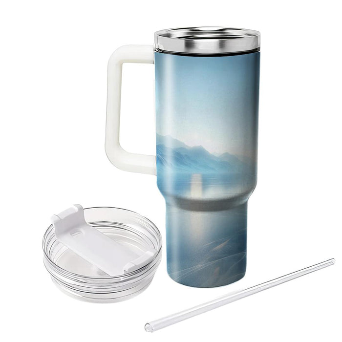 Winter Frozen Lake  Insulated Tumblers