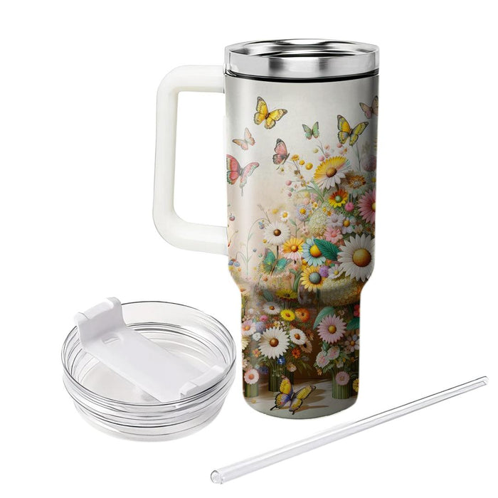 Whimsical Garden Bliss  Decorative Tumblers