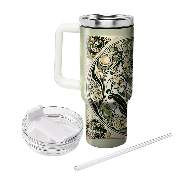 Chic Art Nouveau  Travel Tumblers