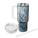 Winter's Blue Whisper  Travel Tumblers