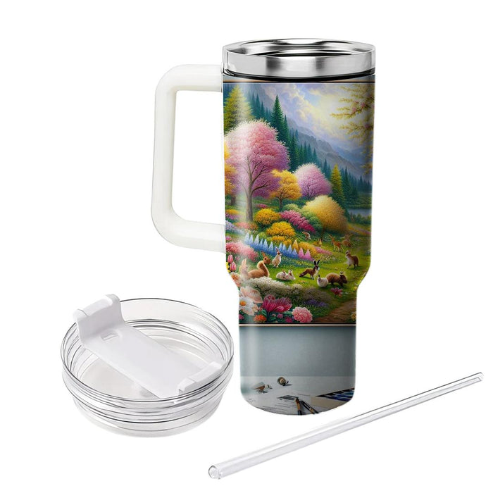 Spring Nature's Awakening  Tumblers With Lids