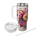 Bright Floral Whirlwind  Travel Tumblers