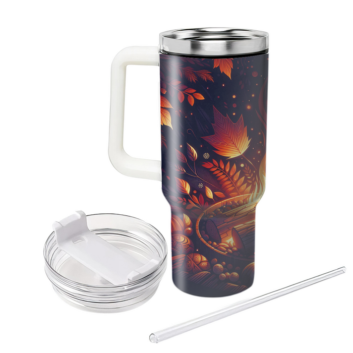 Autumn Ember Glow  Personalized Tumblers