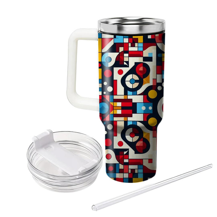 Bold Mosaic Pattern  Custom Tumblers