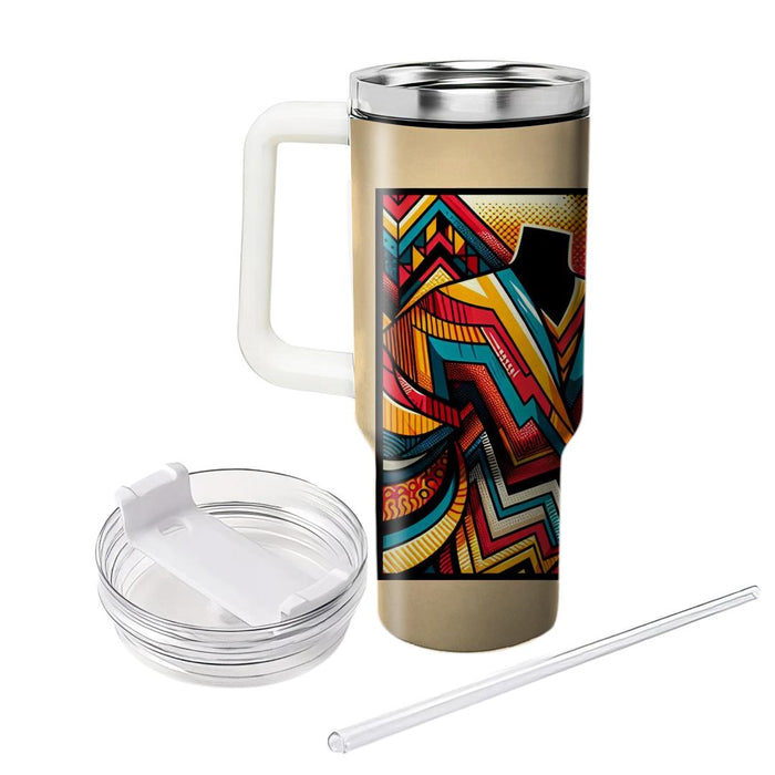 Zigzag Zest  Travel Tumblers