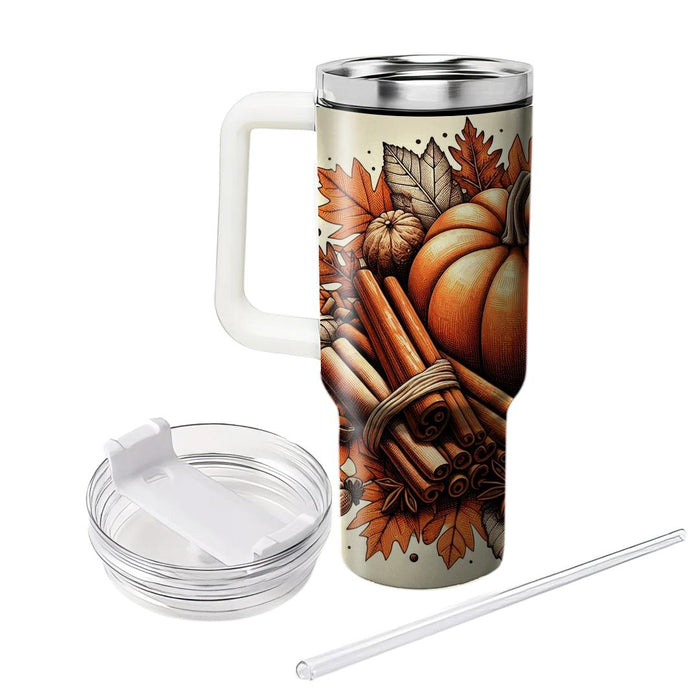 Autumn Spice And Everything Nice Tumblers With Lids