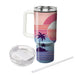 Tropical Sunset Grid  Insulated Tumblers