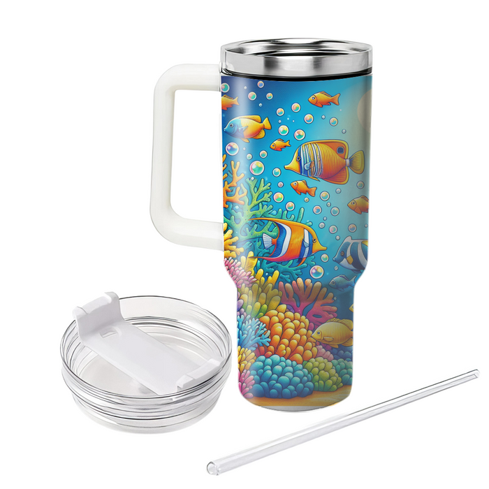 Colorful Tropical Fish Paradise  Tumblers For Gifts