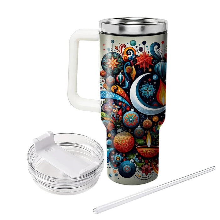 Unity In Diversity - A Global Festival Fusion  Custom Tumblers