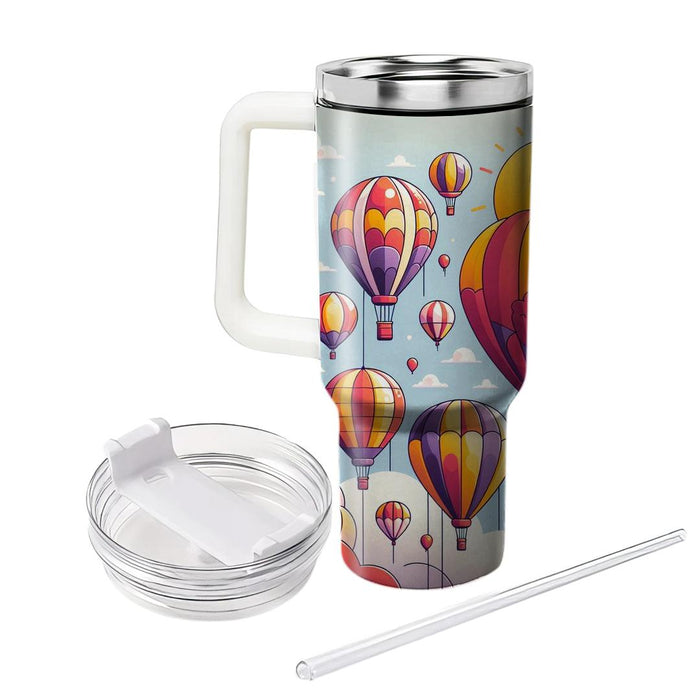 Whimsical Balloon Festival  Personalized Tumblers