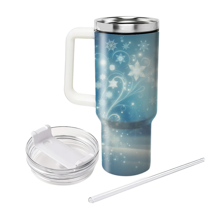 Winter Snowflake Magic  Personalized Tumblers