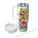 Tropical Sunset Floral  Travel Tumblers