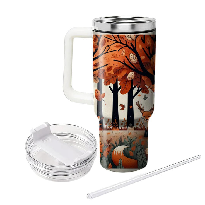 Autumn Whimsical Woods  Insulated Tumblers