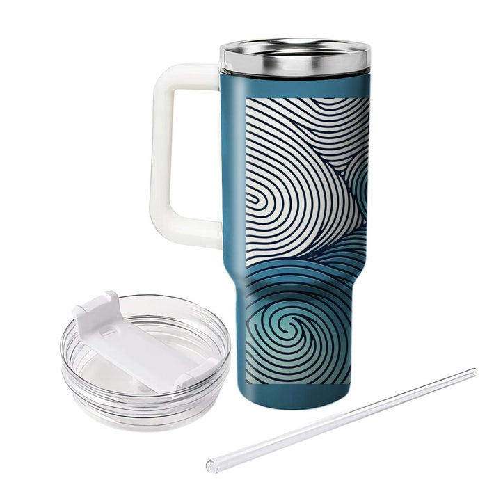 Abstract Ripple Pattern  Insulated Tumblers