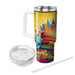 Vibrant Voyage - Travel Day  Decorative Tumblers