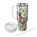 Spring Floral Whimsy  Personalized Tumblers