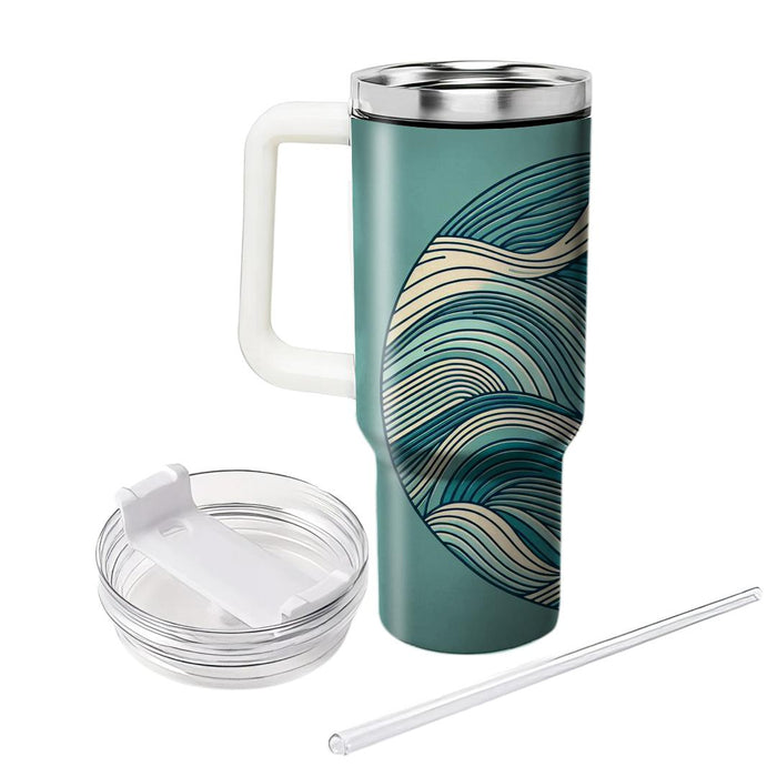 Turquoise Harmony  Unique Tumblers