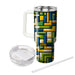 Abstract Geometric Blocks  Custom Tumblers