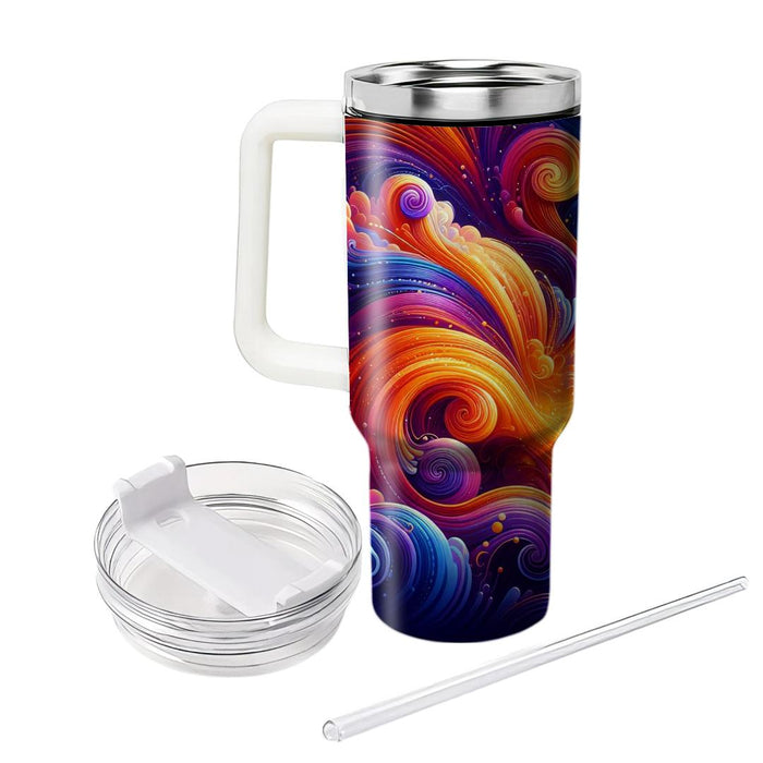  Swirls  Travel Tumblers