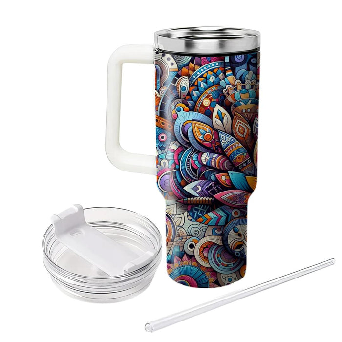 Whirlwind Of Cultures - A Festival Of Fusion  Personalized Tumblers