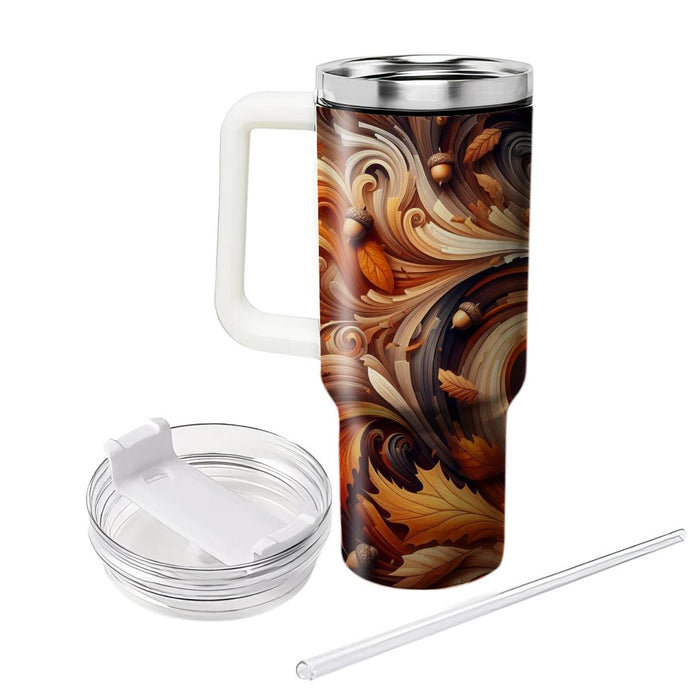 Autumn Leaves Whirl  Decorative Tumblers