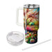 Springtime Garden Flourish  Decorative Tumblers