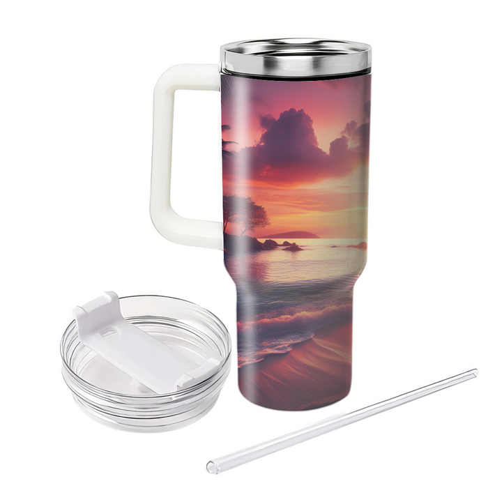 Summer Sunset Retreat  Personalized Tumblers