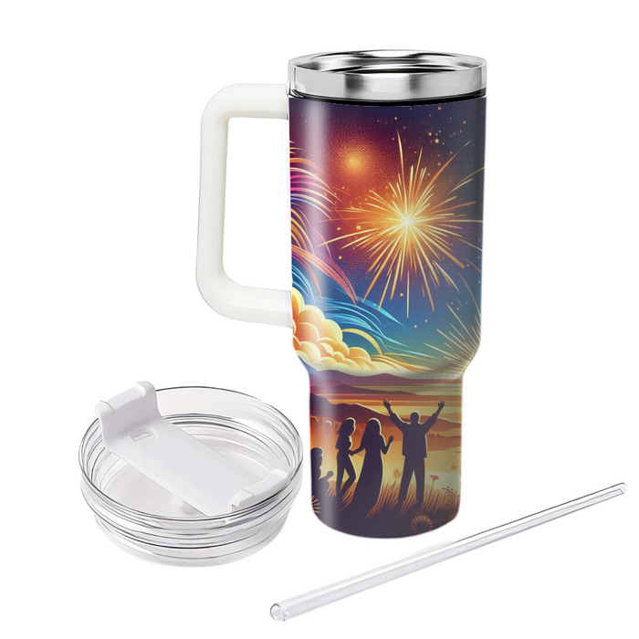 Radiant Horizons - New Year's Dawn  Decorative Tumblers