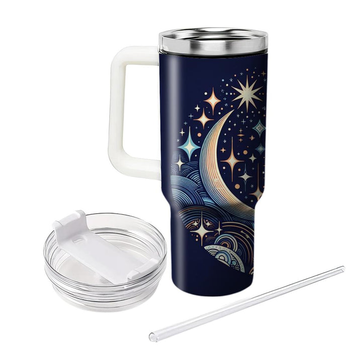 Starry Night Starlight  Tumbler Cups