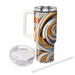 Dynamic Spiral Lines Custom Tumblers