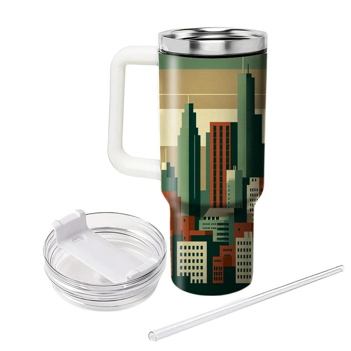 Urban Groove Skyline  Tumblers With Lids