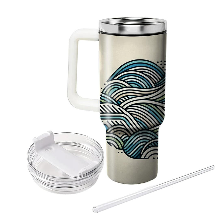 Artistic Line Pattern  Custom Tumblers