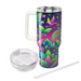 Geometric Neon Jungle Insulated Tumblers