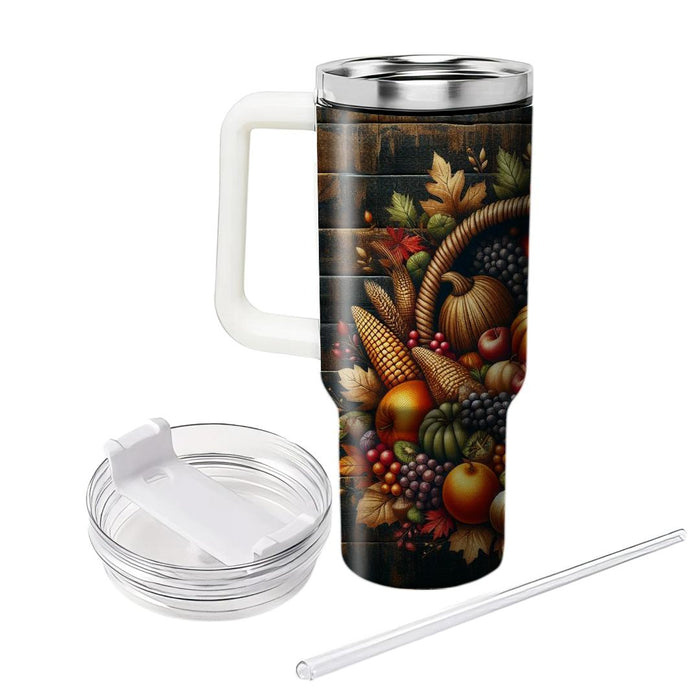 Wonders Of The Harvest - Thanksgiving  Unique Tumblers