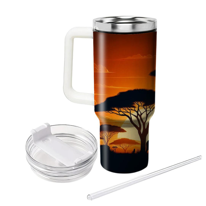 Sunset Safari Adventure  Insulated Tumblers