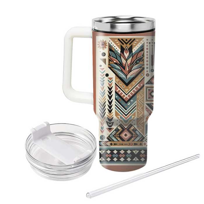 Bold Tribal Prints  Custom Tumblers