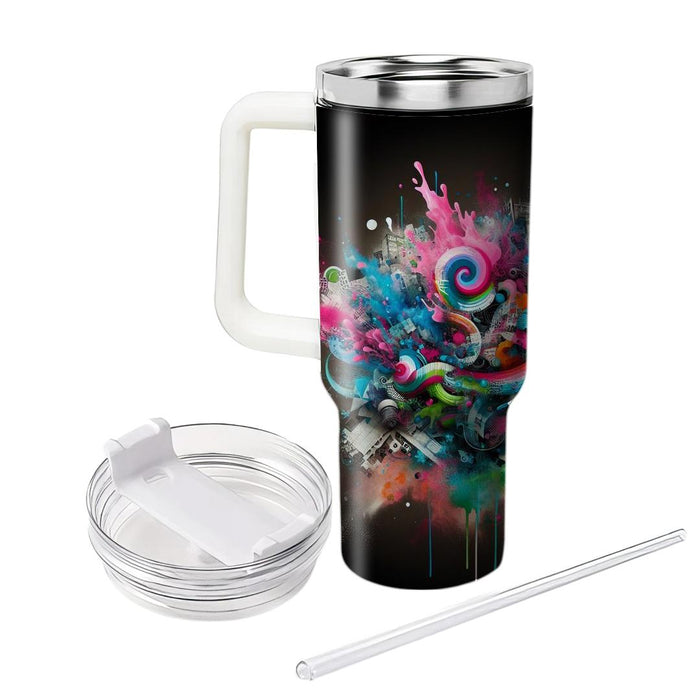 Urban Jungle Holi Unique Tumblers