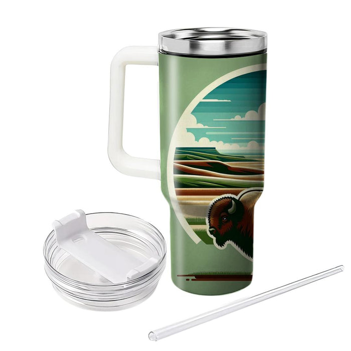 Bold Bison Plains  Decorative Tumblers